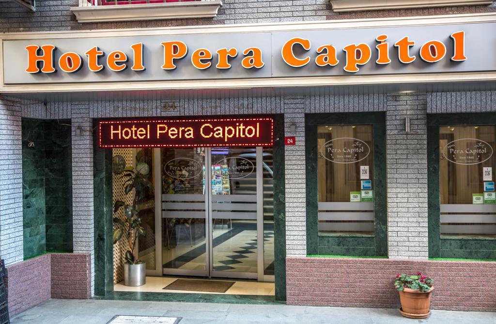 Hotel Pera Capitol Estambul Exterior foto